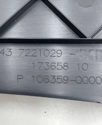 BMW 1 F20 F21 (C) pillar trim 7221029 17365810 1063590000