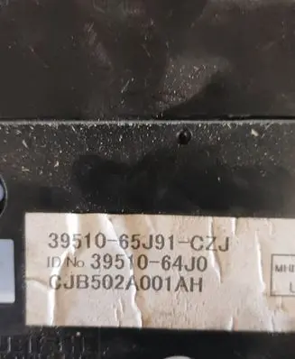 Suzuki Grand Vitara II Climate control unit 3951065J91CJ 3951064J0 GJB502A001AH