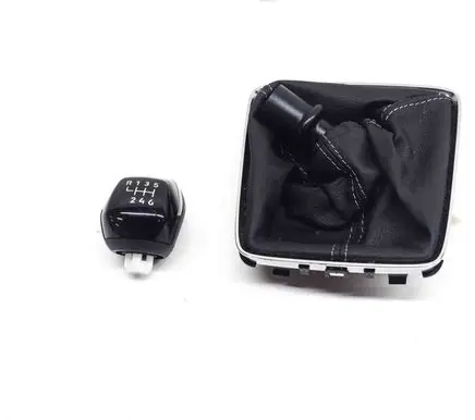 Gear lever shifter trim leather/knob