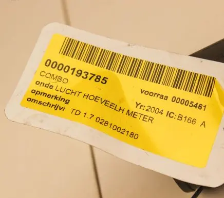 Opel Astra G Mass air flow meter 0281002180