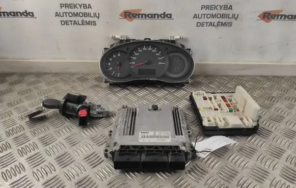 Renault Master III Engine ECU kit and lock set 0281017977 237100899R