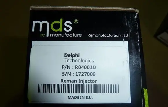 Renault Clio IV Fuel injector R04001D