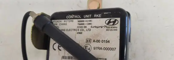Hyundai Terracan Door central lock control unit/module 96800H1401 97RA000007 7008011001