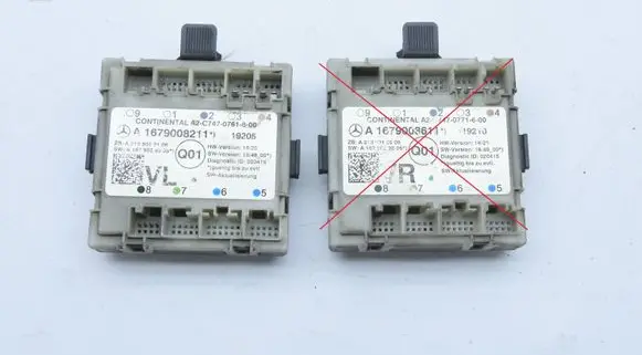 Mercedes-Benz C W205 Door central lock control unit/module A1679008211 A1679029305 A2139010108