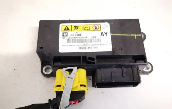 Cadillac ATS Airbag control unit/module 13587268