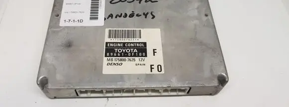 Toyota Corolla Verso AR10 Engine control unit/module 896610F100 1758007625