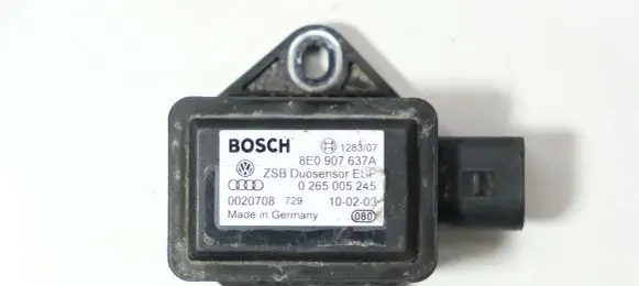 Audi A6 S6 C5 4B ESP acceleration yaw rate sensor 8E0907637A
