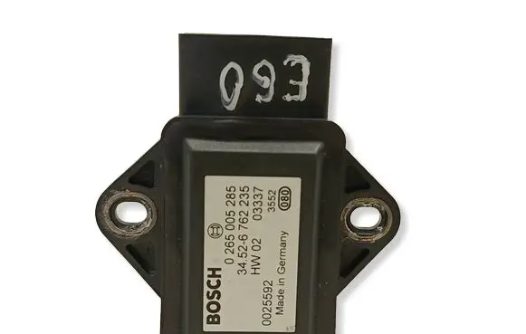 BMW 5 E60 E61 ESP acceleration yaw rate sensor 0265005285 6762235 0025592