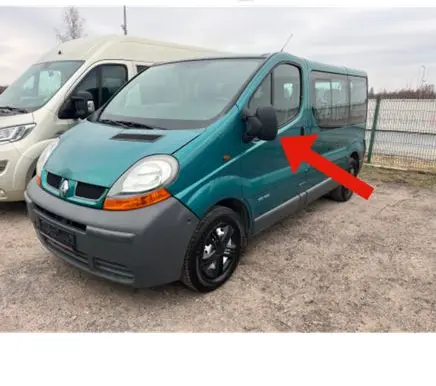 Renault Trafic II (X83) Coupe wind mirror (mechanical) E2010022