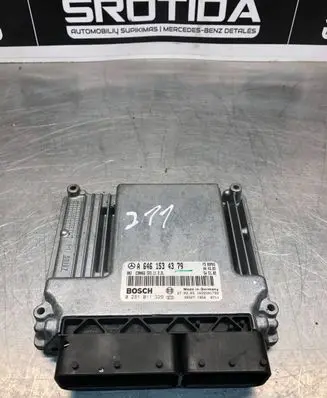 Mercedes-Benz E W211 Engine control unit/module A6461534379 1039S01793 0281011329
