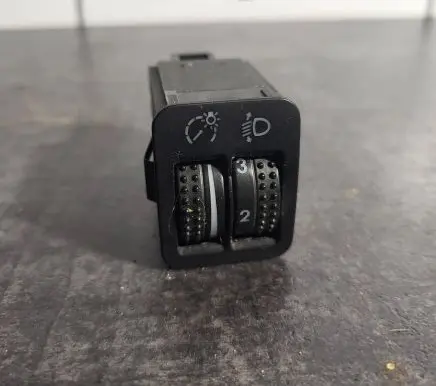 Panel lighting control switch