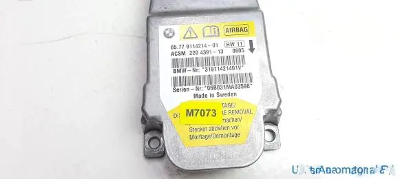 BMW 5 E60 E61 Airbag control unit/module 9114214 M7073