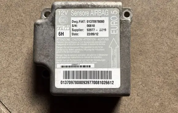 Peugeot Boxer Airbag control unit/module 01370978080 93977