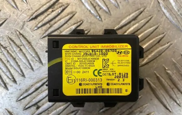 Hyundai i30 Immobilizer control unit/module 95420A5700 39U8101000 116RI000313