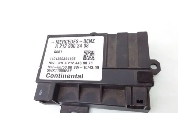 Mercedes-Benz E W212 Fuel injection pump control unit/module A2129003408 5WK11555FBF