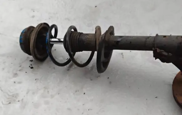 Dacia Logan II Front shock absorber with coil spring