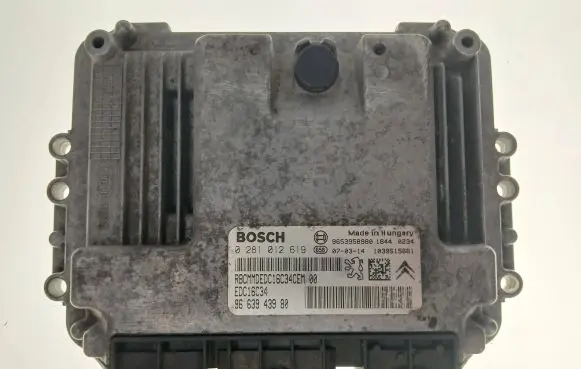 Peugeot Partner Engine control unit/module 9663943980 0281012619 9653958980