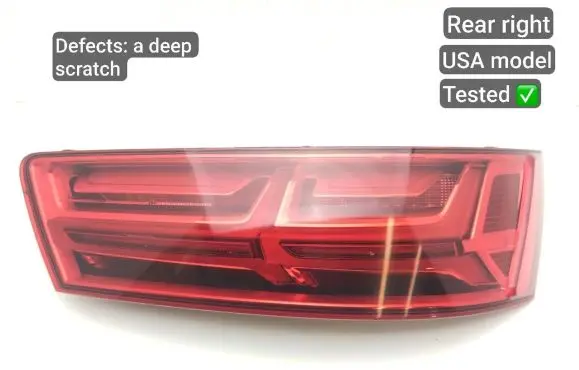 Audi Q7 4M Rear/tail lights 4M0945094