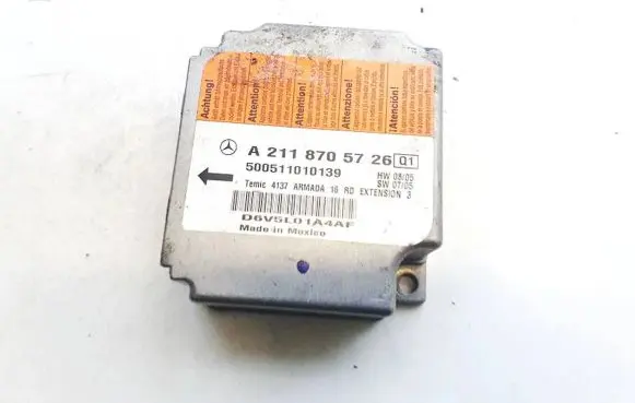 Mercedes-Benz E W211 Airbag control unit/module a2118705726 500511010139