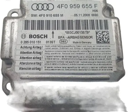 Audi A6 S6 C6 4F Airbag control unit/module 4F0959655F 4F0910655M 0285010151