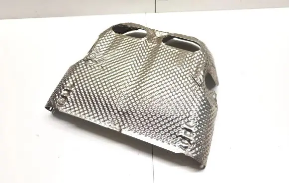 Heat shield in engine bay