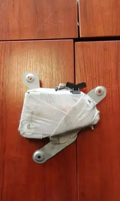 Front door airbag