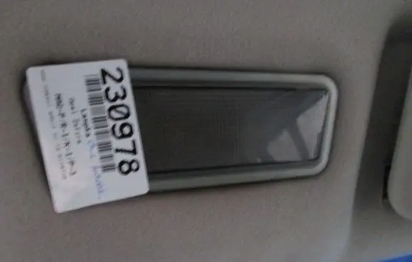 Opel Zafira A Boot/trunk interior light 