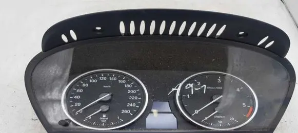 BMW 5 E60 E61 Speedometer (instrument cluster) 62119135755 9153755