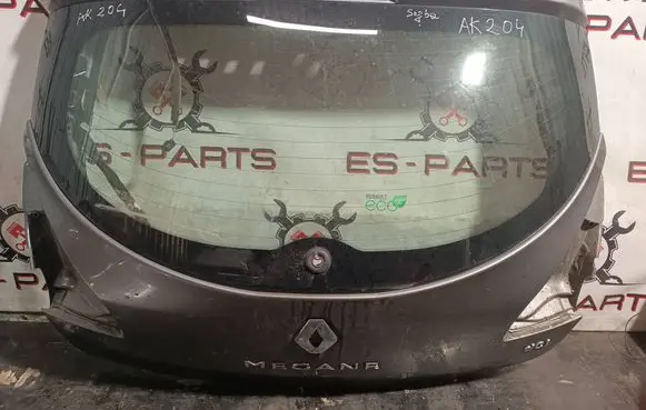 Renault Megane III Opening tailgate glass 