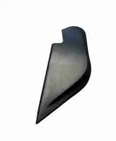 Front door glass trim molding