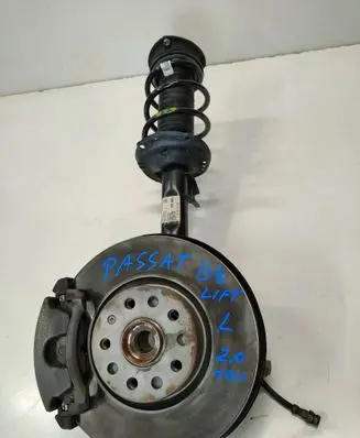 Volkswagen PASSAT B8 Front wheel hub spindle knuckle 3Q0413031BN 5Q0407257A 3Q0400053AD