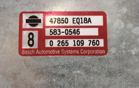 Nissan X-Trail T30 ABS control unit/module 0265109760