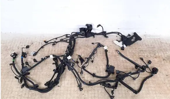 BMW 5 G60 G61 Engine installation wiring loom 5A6CA68 5A6CA66 5A8D697