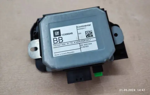 Opel Mokka GPS navigation control unit/module 13306648