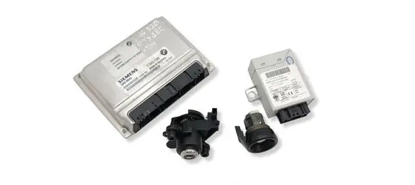 BMW 3 E46 Engine ECU kit and lock set 7545150 61356905667 6905667