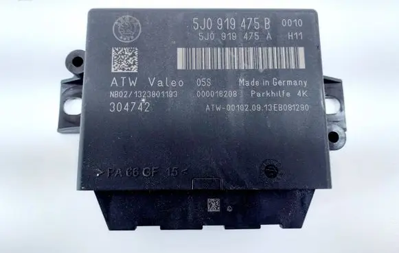 Skoda Superb B6 (3T) Parking PDC control unit/module 5J0919475B