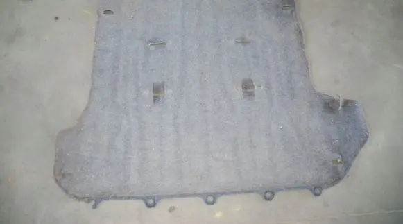 Toyota Land Cruiser (HDJ90) Front floor carpet liner 