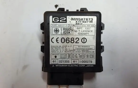 Mitsubishi Pajero Immobilizer control unit/module MR587673