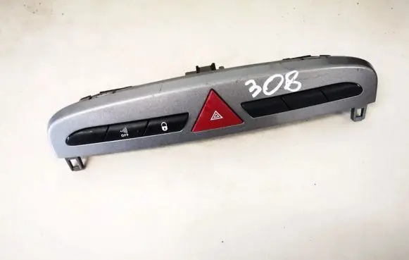 Peugeot 308 Hazard light switch 706380
