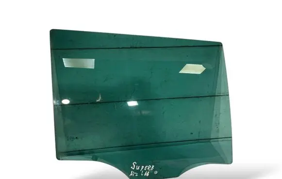 Skoda Superb B6 (3T) Rear door window glass 3T9845206A 43R0010153