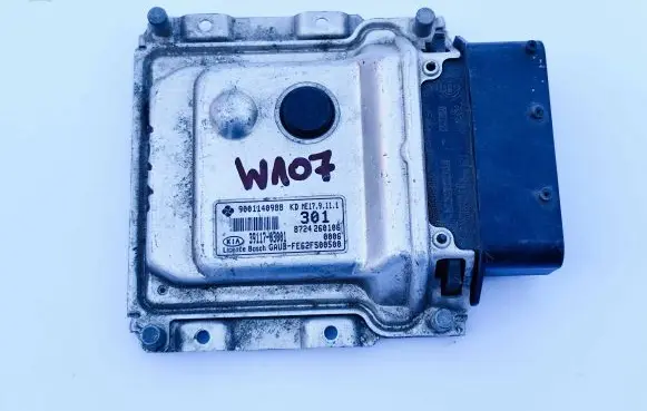 KIA Rio Engine control unit/module 9001140988 8724260106 3911703001