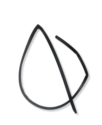 Mercedes-Benz SL R230 Rubber seal sliding door (on door) A6387250008