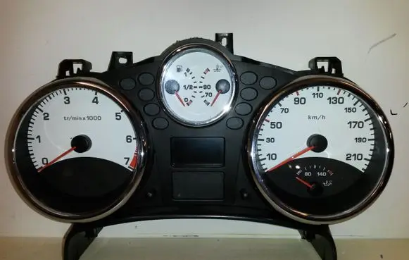 Peugeot 207 Speedometer (instrument cluster) 9662904080 A2C53190333
