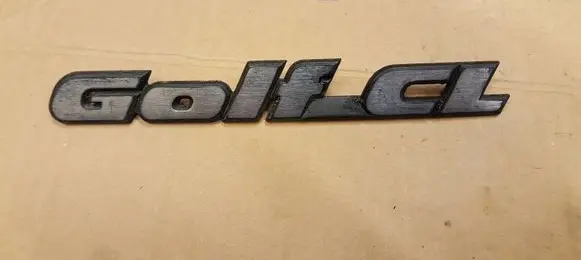 Volkswagen Golf II Rear loading door model letters 191853687K