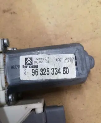 Citroen C5 Rear door window regulator with motor 9632533480 103166106 106210107