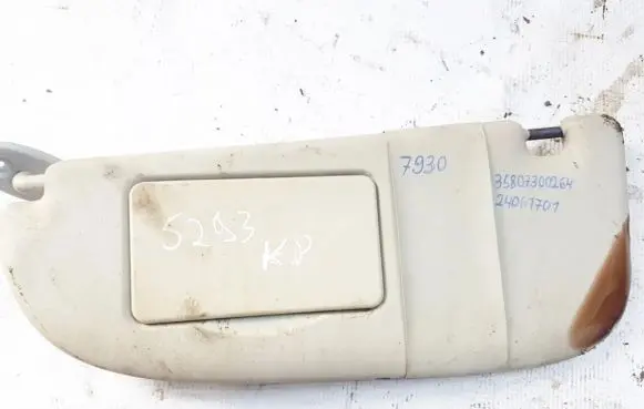 Peugeot 206 Sun visor