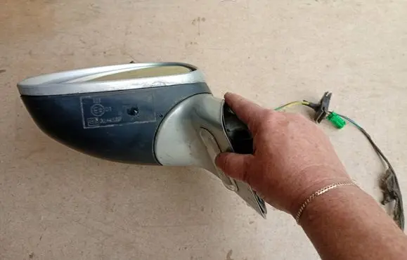 Citroen C4 I Front door electric wing mirror E901024287