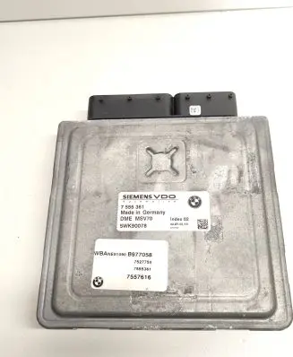 BMW 5 E60 E61 Engine control unit/module 7555361 5WK90078