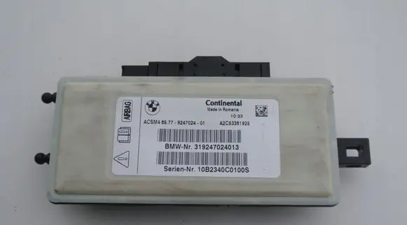 BMW 5 F10 F11 Airbag control unit/module 9247024