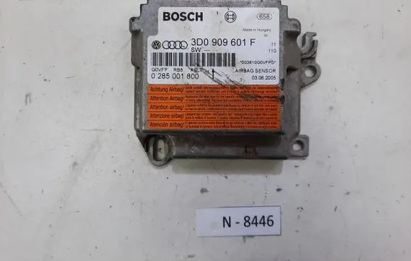 Volkswagen Touareg I Airbag control unit/module 3D0909601F